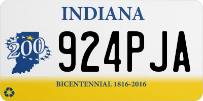 IN license plate 924PJA