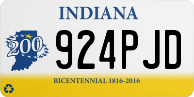 IN license plate 924PJD