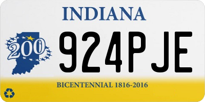 IN license plate 924PJE