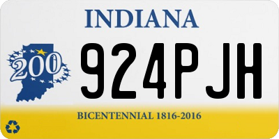 IN license plate 924PJH