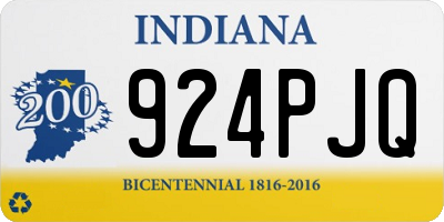 IN license plate 924PJQ