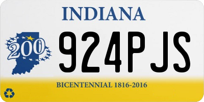 IN license plate 924PJS