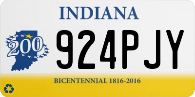 IN license plate 924PJY