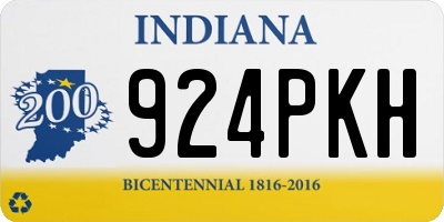 IN license plate 924PKH