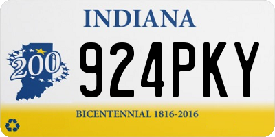 IN license plate 924PKY
