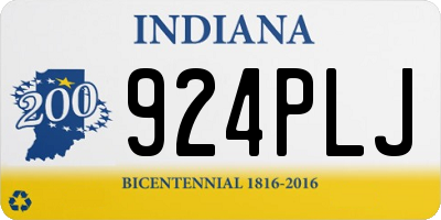 IN license plate 924PLJ