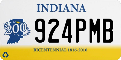 IN license plate 924PMB