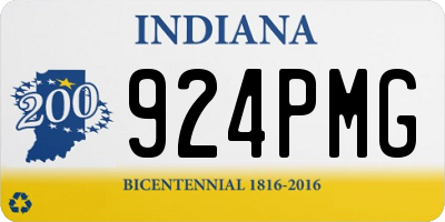 IN license plate 924PMG