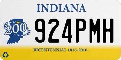 IN license plate 924PMH