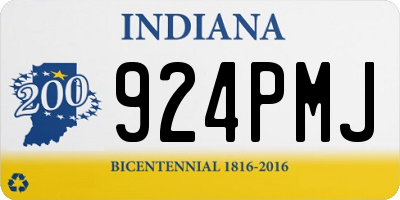 IN license plate 924PMJ