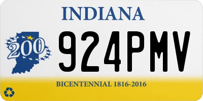 IN license plate 924PMV