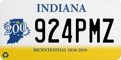 IN license plate 924PMZ