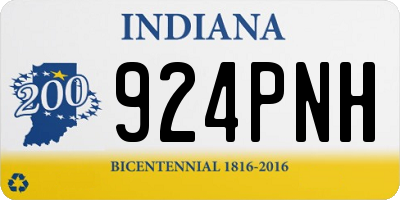 IN license plate 924PNH