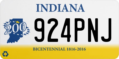 IN license plate 924PNJ