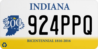 IN license plate 924PPQ