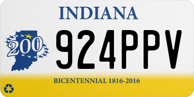IN license plate 924PPV
