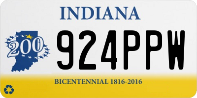 IN license plate 924PPW
