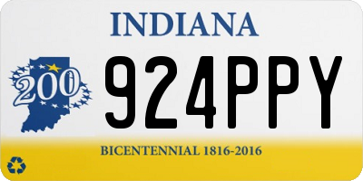 IN license plate 924PPY