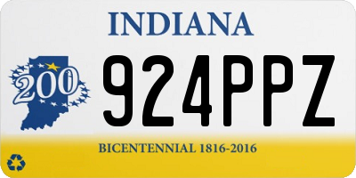 IN license plate 924PPZ
