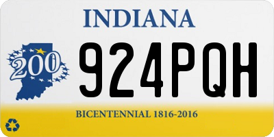 IN license plate 924PQH