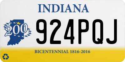 IN license plate 924PQJ