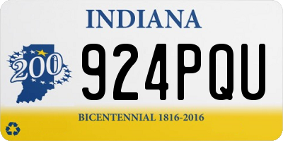 IN license plate 924PQU