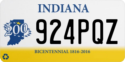 IN license plate 924PQZ