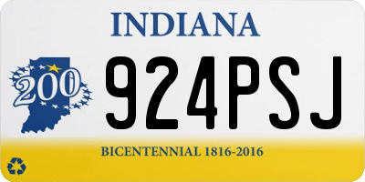 IN license plate 924PSJ