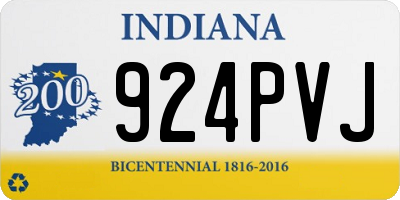 IN license plate 924PVJ