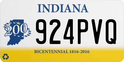 IN license plate 924PVQ
