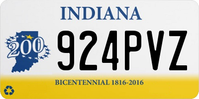 IN license plate 924PVZ