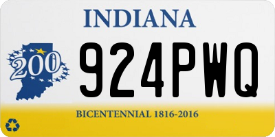 IN license plate 924PWQ