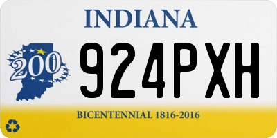 IN license plate 924PXH
