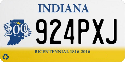 IN license plate 924PXJ