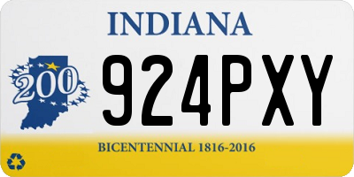 IN license plate 924PXY