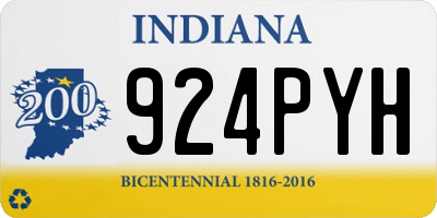 IN license plate 924PYH