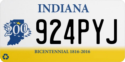 IN license plate 924PYJ