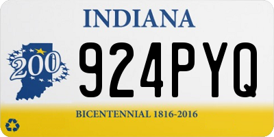 IN license plate 924PYQ