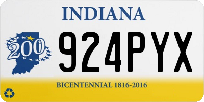 IN license plate 924PYX