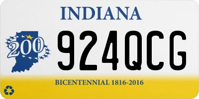 IN license plate 924QCG