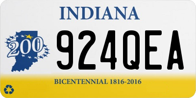 IN license plate 924QEA