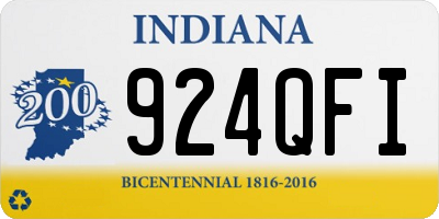 IN license plate 924QFI