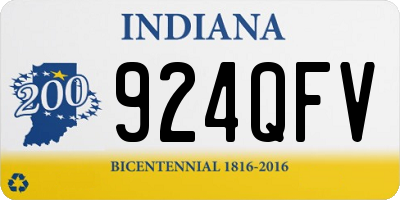 IN license plate 924QFV