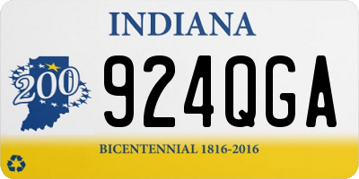 IN license plate 924QGA