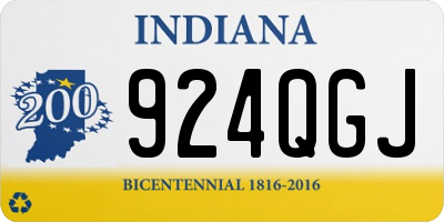 IN license plate 924QGJ