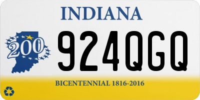 IN license plate 924QGQ