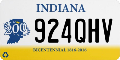 IN license plate 924QHV