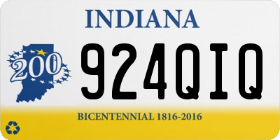 IN license plate 924QIQ