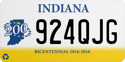 IN license plate 924QJG