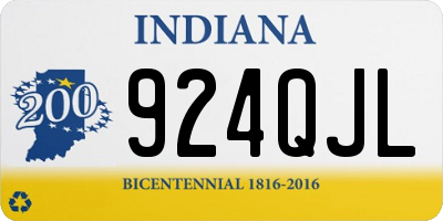 IN license plate 924QJL